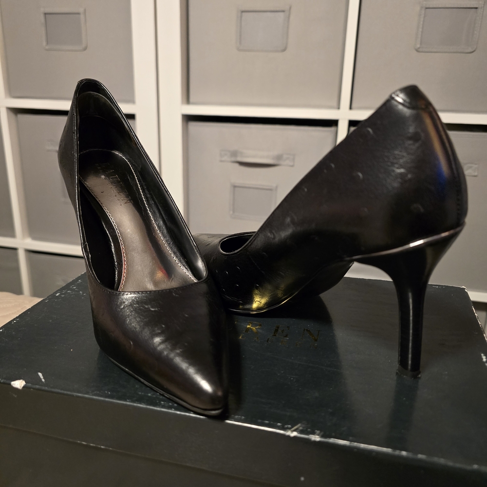 Ralph Lauren Classic Black Heels